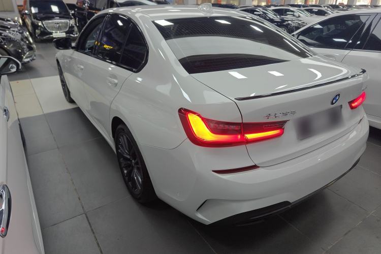Used BMW 3 Series 2021 325i M Sport Night Edition package Rear Left 45 Deg