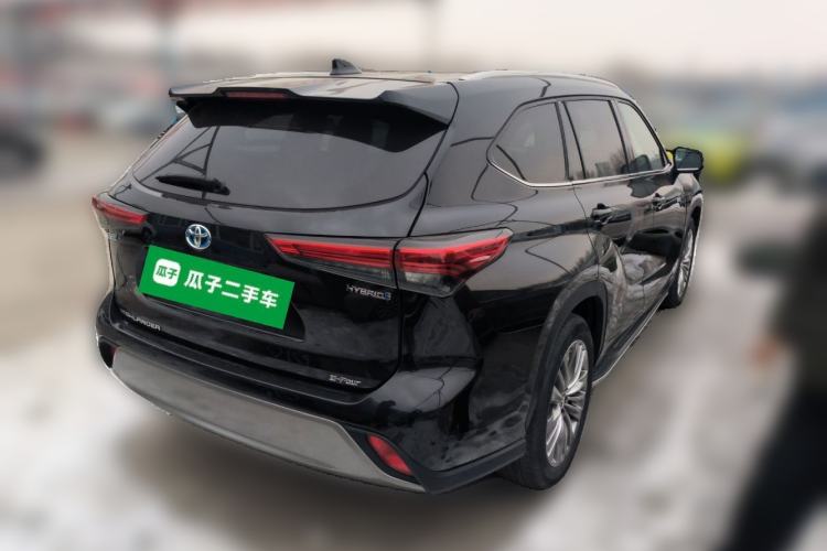 Used Toyota Highlander 2022 Dual-Engine 2.5L Four-Wheel Drive Prestige Version 7 Seats Rear Right 45 Deg