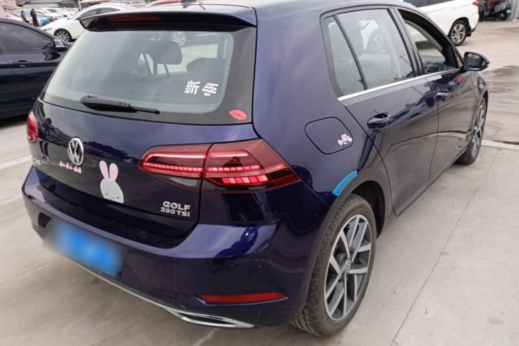 Used Volkswagen Golf 2020 Zhiai Edition 280TSI DSG Luxury Model Rear Right 45 Deg