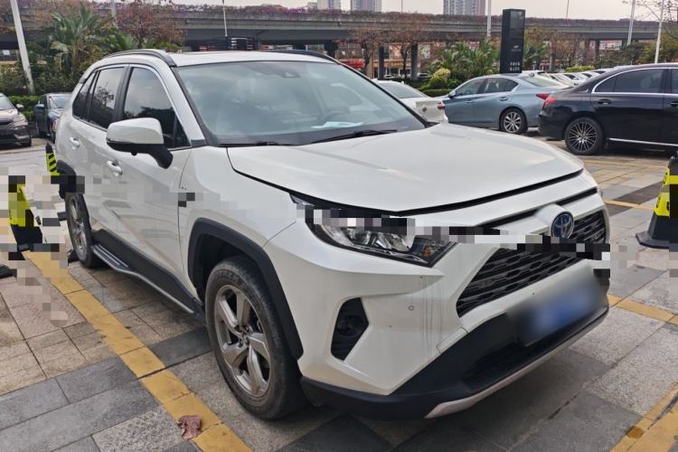 Used Toyota RAV4 2021 Revised Version Dual-Motor Hybrid 2.5L E-CVT Two-Wheel Drive Elite Edition Front Right 45 Deg