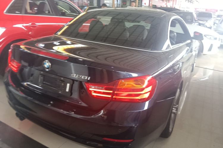 Used BMW 4 Series 2014 428i Convertible Sport Design Package Rear Right 45 Deg