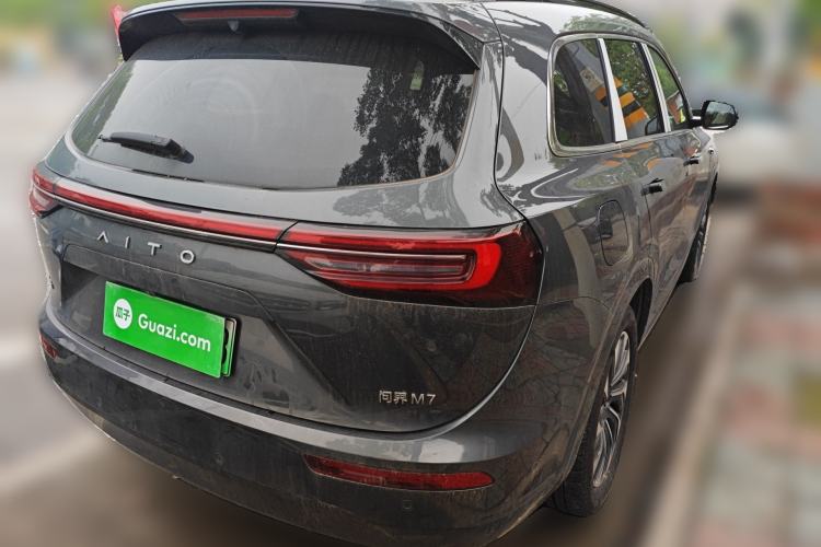 Used Hima AITO M7 2024 1.5T Intelligent Driving 4WD Max Edition 5 Seats Rear Right 45 Deg