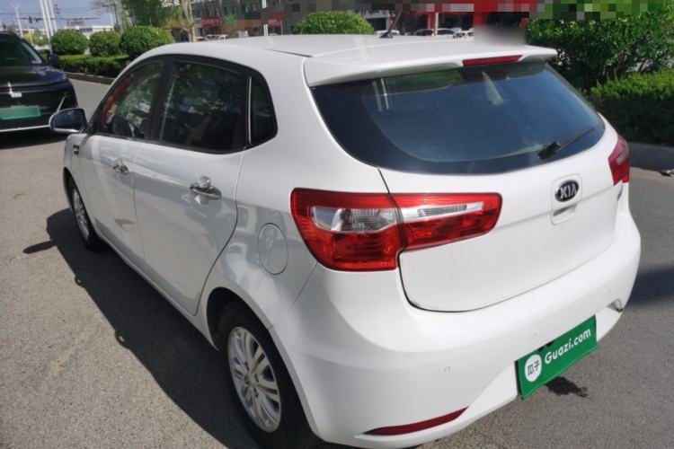 Used Kia K2 2012 Hatchback 1.4L Automatic Cool Edition Rear Left 45 Deg