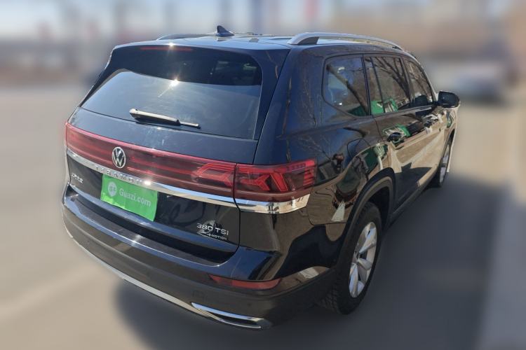 Used Volkswagen Teramont 2021 380TSI Four-Wheel Drive Luxury Edition Rear Right 45 Deg