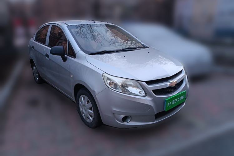 Used Chevrolet Sail 2013 Sedan 1.2L AMT Ideal Edition Front Right 45 Deg
