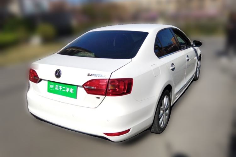 Used Volkswagen Sagitar 2012 1.4TSI Automatic Luxury Edition Rear Right 45 Deg