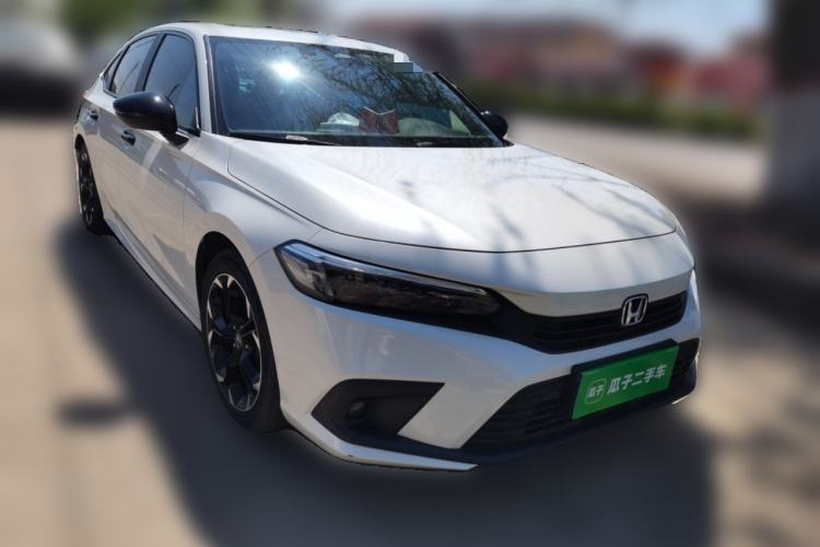 Used Honda Civic 2022 240TURBO CVT Dynamic Edition Front Right 45 Deg