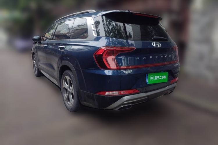 Used Hyundai Santa Fe 2019 380 TGDi DLX Automatic 2WD Prestige Edition China V Emission Standard Rear Left 45 Deg