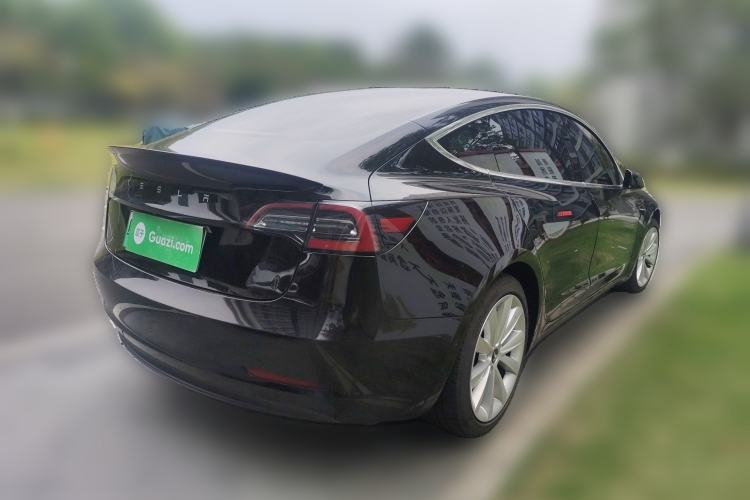 Used Tesla Model 3 2020 Refreshed Version Long-Range Rear-Wheel Drive Rear Right 45 Deg