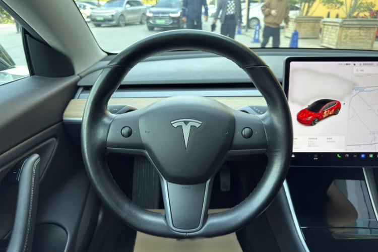 Used Tesla Model 3 2019 Long-Range Rear-Wheel-Drive Version Steering Wheel