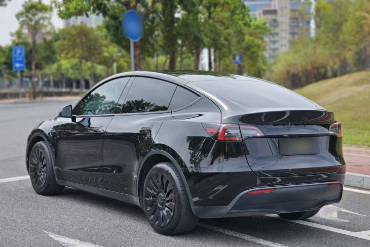 Used Tesla Model Y 2021 Standard Range Rear-Wheel Drive Version Rear Left 45 Deg