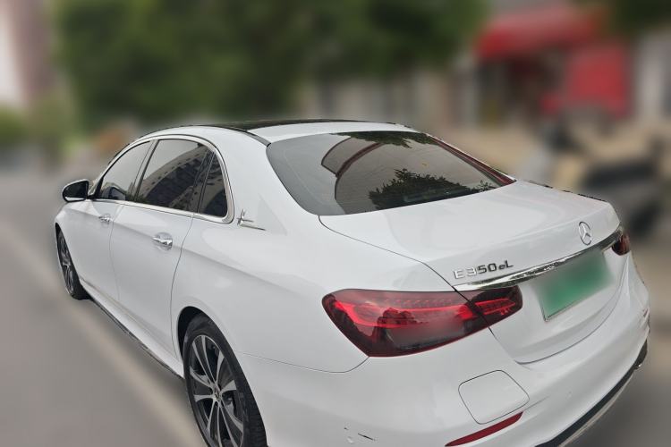 Used Mercedes-Benz E-Class New Energy 2022 E 350 e L Plug-in Hybrid Sports Sedan Rear Left 45 Deg