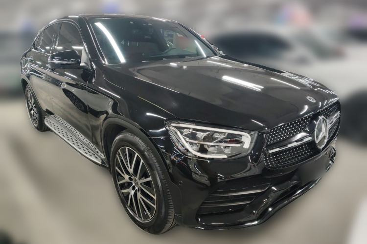 Used Mercedes-Benz GLC Coupe 2020 GLC 300 4MATIC Coupe SUV Front Right 45 Deg
