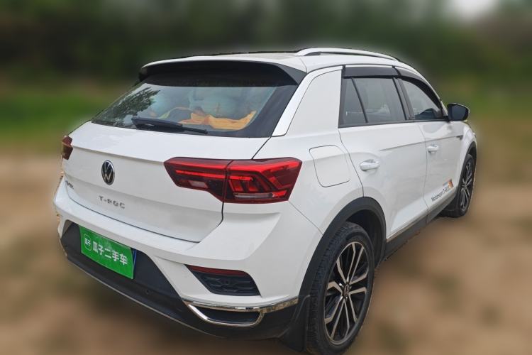 Used Volkswagen T-ROC 2021 280TSI DSG Two-Wheel Drive Comfort Connect Edition Rear Right 45 Deg