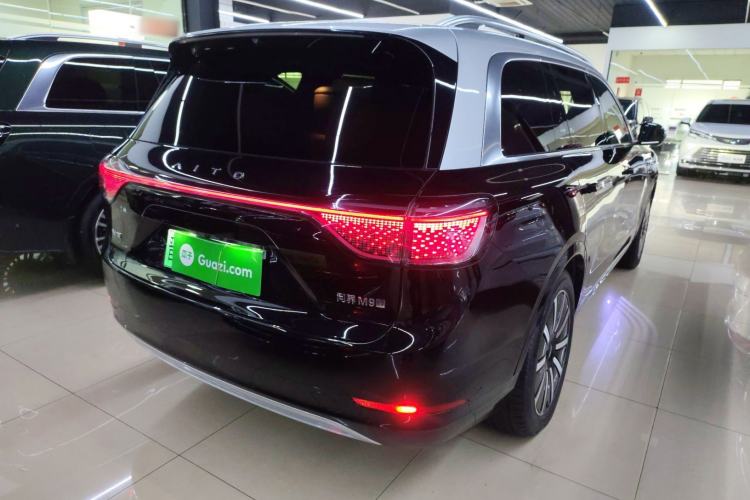 Used Hima AITO M9 2024 All-Electric Ultra Version 100 kWh 6-Seater Model Rear Right 45 Deg