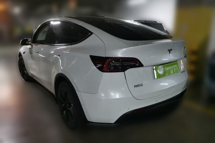 Used Tesla Model Y 2021 Standard Range Rear-Wheel Drive Version Rear Left 45 Deg