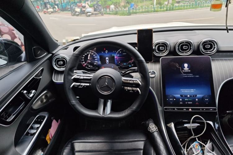 Used Mercedes-Benz C-Class 2022 C 260 L Obsidian Night Sport Edition Steering Wheel