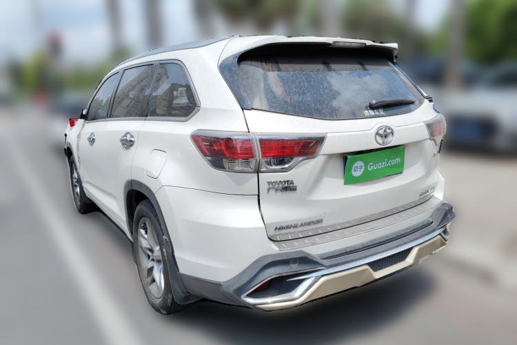 Used Toyota Highlander 2015 2.0T Four-Wheel Drive Luxury Edition 7-Seater Rear Left 45 Deg