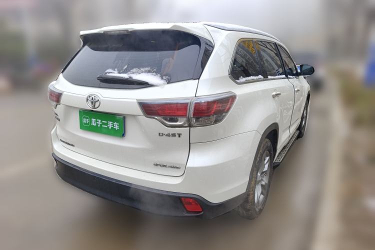 Used Toyota Highlander 2015 2.0T Four-Wheel Drive Luxury Edition 7-Seater Rear Right 45 Deg