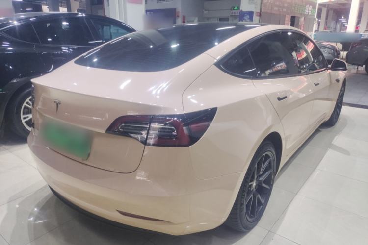 Used Tesla Model 3 2021 Standard Range Rear-Wheel Drive Upgraded Version 3D6 Rear Right 45 Deg