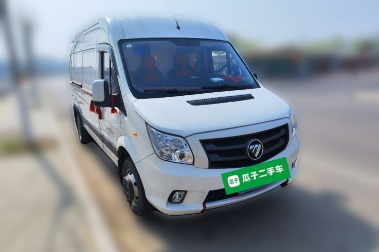 Used Foton Toano 2023 2.5T Manual Jixiang Van Extended Wheelbase Mid-Roof Design with Rear Dual Tires 3-Seater