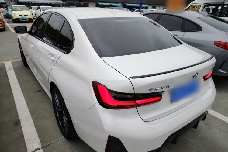 Used BMW 3 Series 2023 325i M Sport Night Edition Package Rear Left 45 Deg