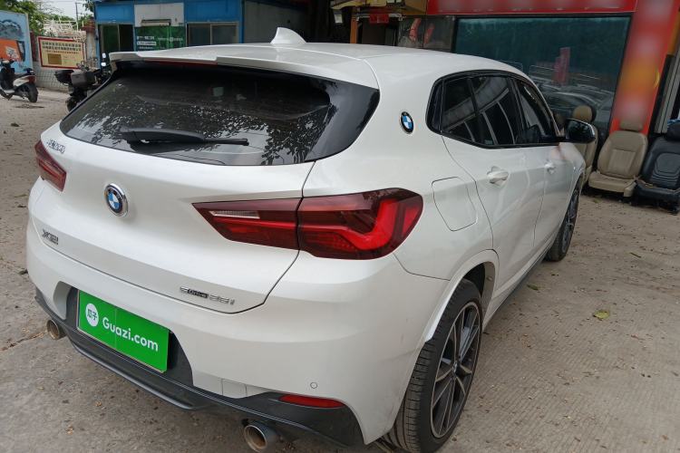 Used BMW X2 2021 sDrive25i Luxury Model with M Sport Package Rear Right 45 Deg