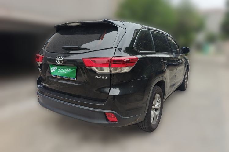 Used Toyota Highlander 2018 2.0T Two-Wheel Drive Elite Edition 5 Seats Emission Standard China V Rear Right 45 Deg