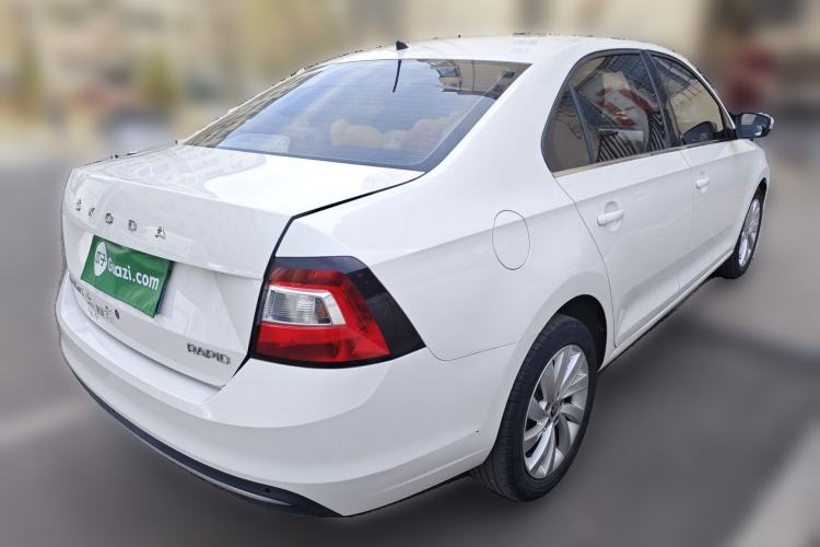 Used Skoda Rapid 2019 1.5L Automatic Comfort Edition China VI Standard Rear Right 45 Deg
