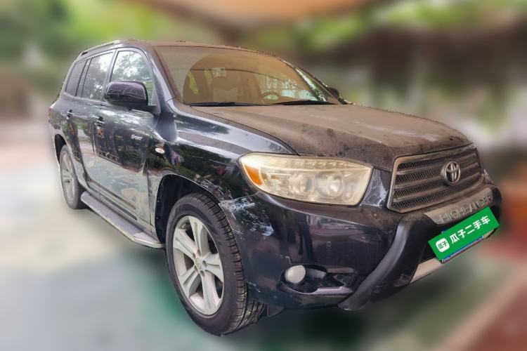 Used Toyota Highlander 2009 2.7L Two-Wheel Drive 5-Seater Sport Edition Front Right 45 Deg