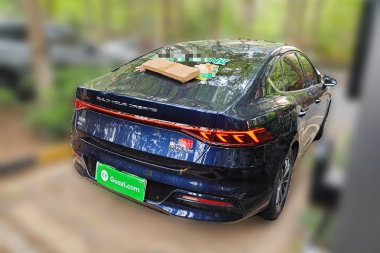 Used BYD Qin PLUS 2023 Champion Edition DM-i 55KM Leading Model Rear Right 45 Deg