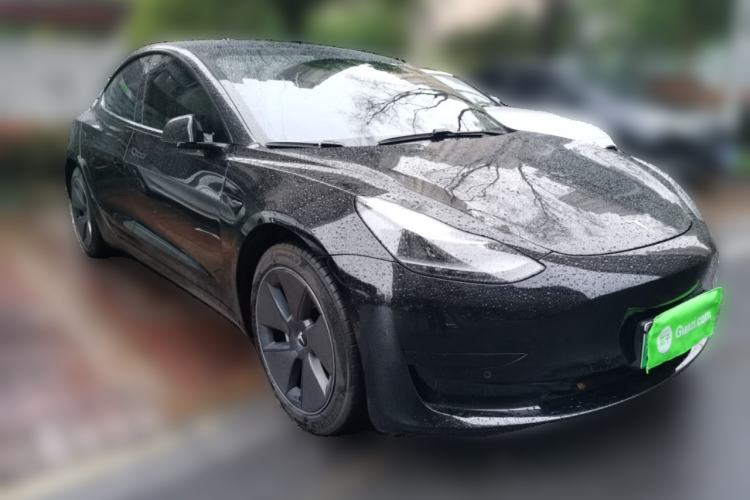 Used Tesla Model 3 2021 Standard Range Rear-Drive Upgraded Version Front Right 45 Deg