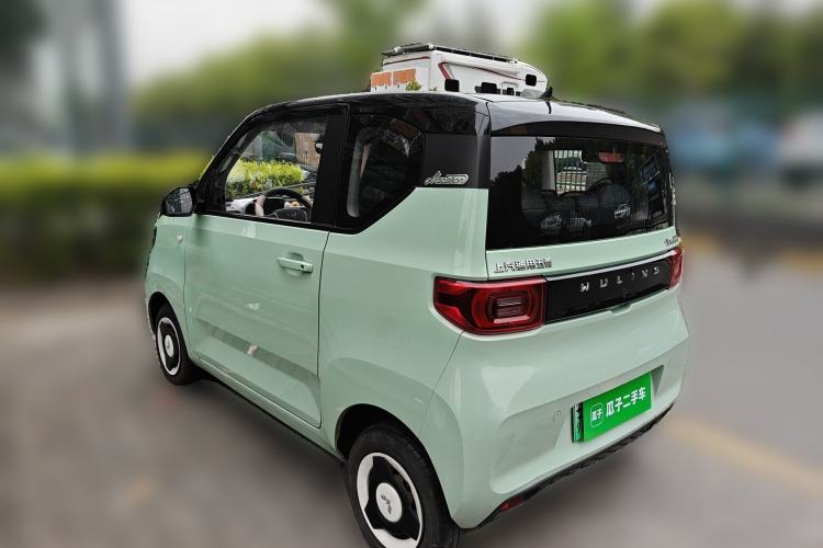 Used Wuling Hongguang MINIEV 2022 Macaron Fashion Model Lithium Iron Phosphate Rear Left 45 Deg