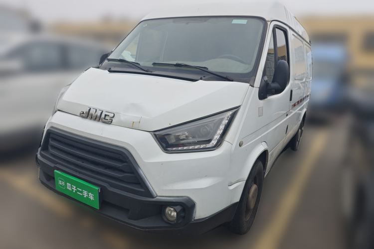 Used JMC Transit 2019 2.8T Commercial Version Short Wheelbase Mid-Roof 3-Seater China VI Standard JX493