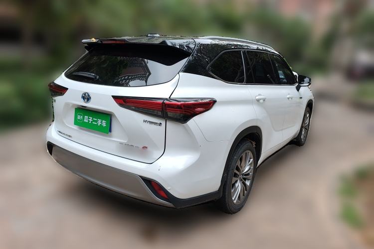 Used Toyota Highlander 2022 Dual-Engine 2.5L Four-Wheel Drive Supreme Edition 7-Seater Rear Right 45 Deg