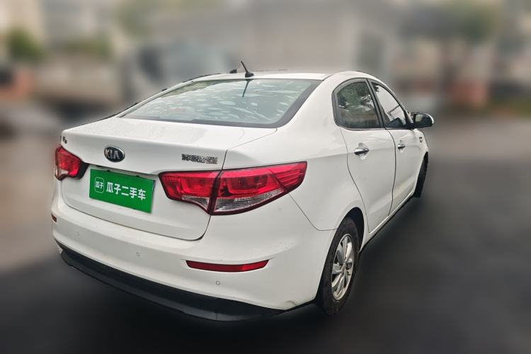 Used Kia K2 2015 Sedan 1.4L MT GLS Rear Right 45 Deg