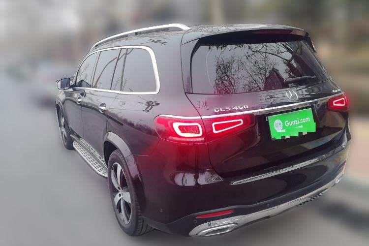 Used Mercedes-Benz GLS 2021 GLS 450 4MATIC Stylish Model Rear Left 45 Deg