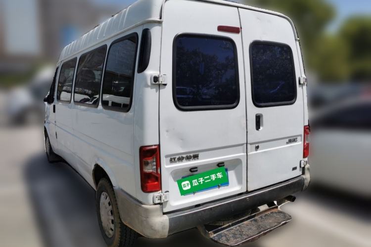 Used JMC Transit 2017 2.8T Commercial Version Long Wheelbase Mid-Roof 6/7/8-Seater JX493 Rear Left 45 Deg