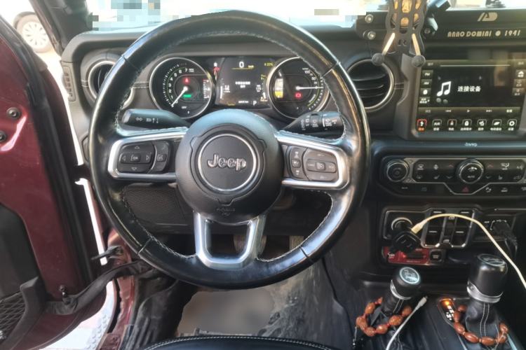 Used Jeep Wrangler New Energy 2021 Four-Door 2.0T 4xe Sahara Steering Wheel