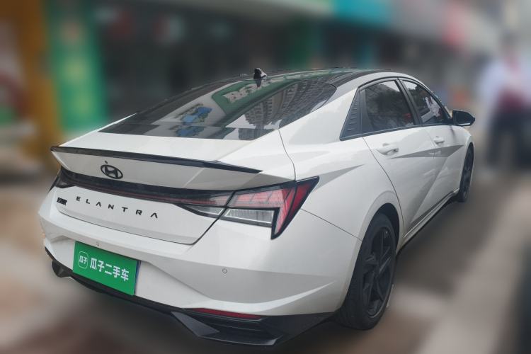 Used Hyundai Elantra 2022 1.5L CVT 20th Anniversary Edition Rear Right 45 Deg