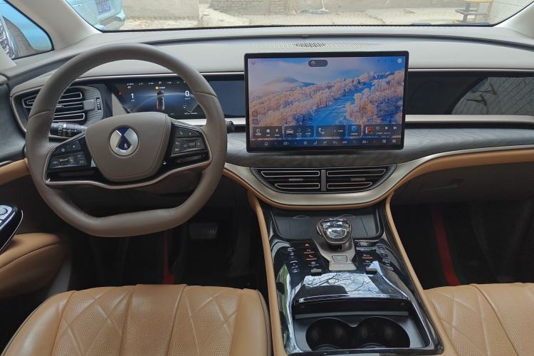 Used Denza D9 2024 DM-i 1050 Luxury Model Center Console