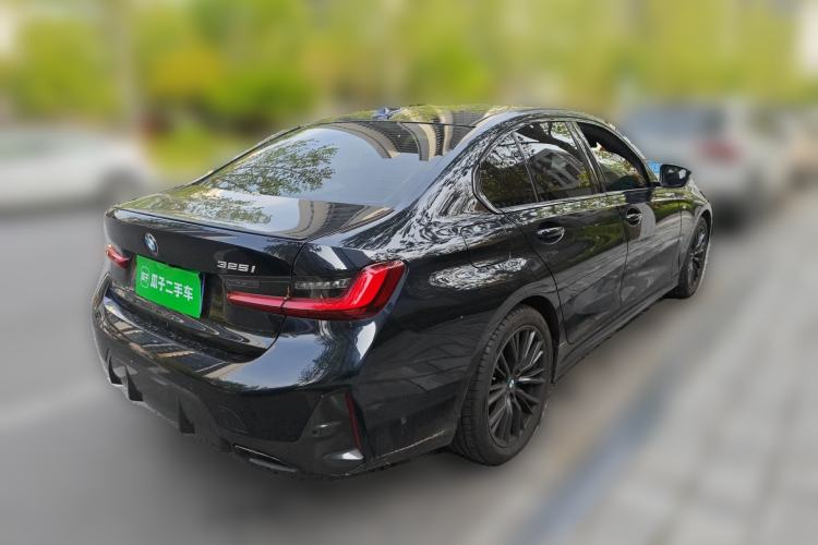 Used BMW 3 Series 2023 325i M Sport Night Edition Package Rear Right 45 Deg