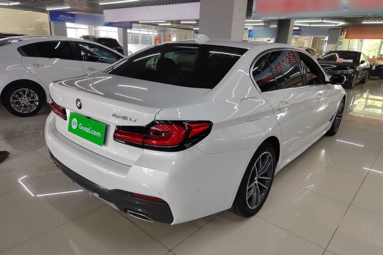 Used BMW 5 Series 2021 525Li M Sport Package Rear Right 45 Deg