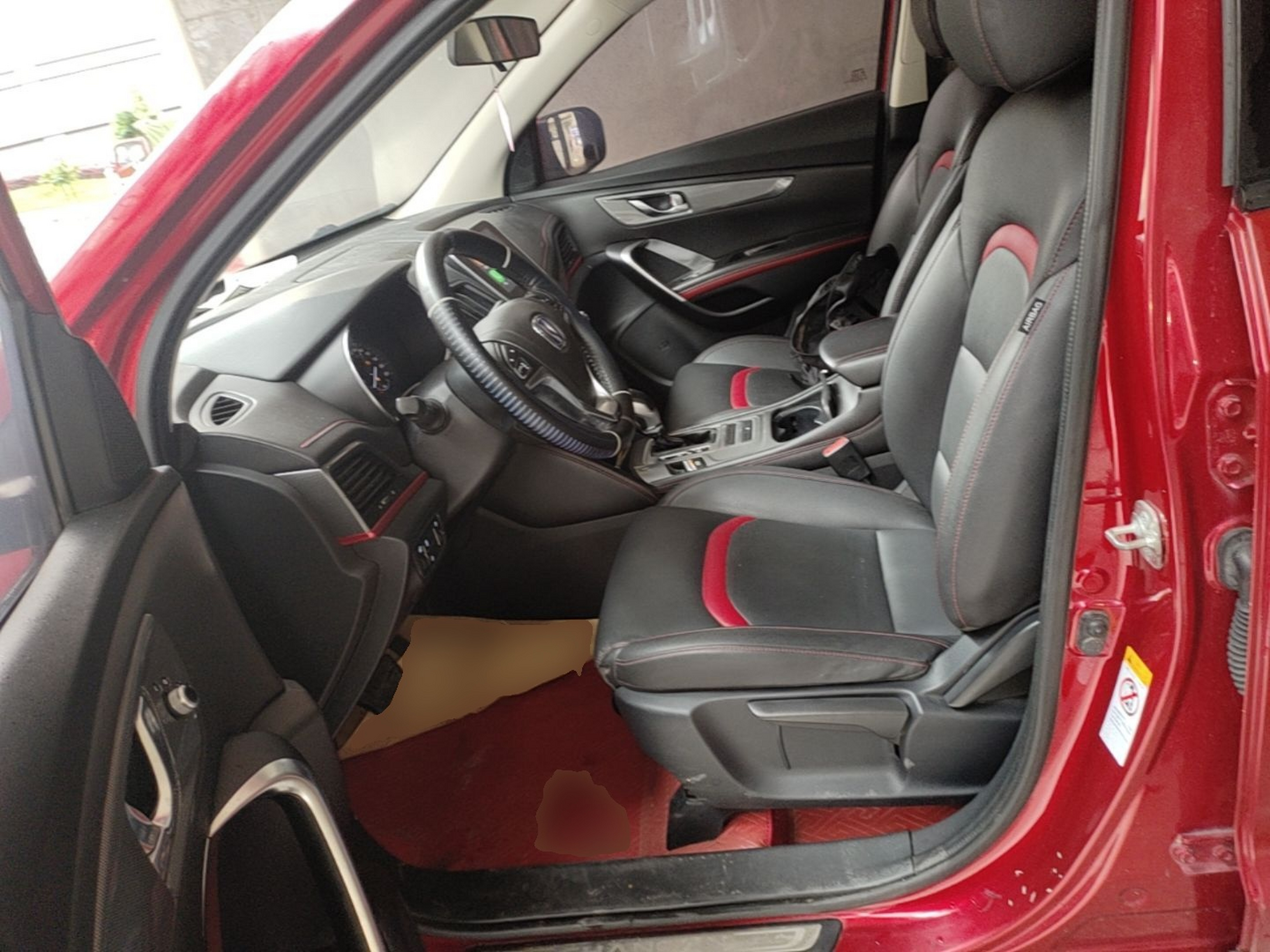 Avant de la voiture