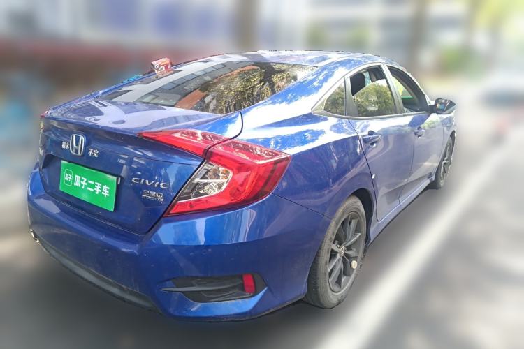 Used Honda Civic 2019 220TURBO CVT Dynamic Edition China VI Rear Right 45 Deg