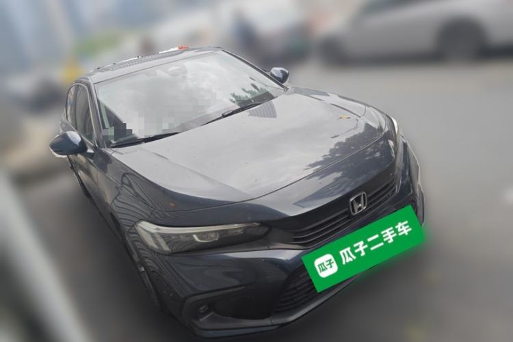 Used Honda Civic 2022 240TURBO CVT Dynamic Edition Front Right 45 Deg