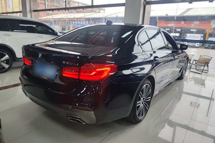 Used BMW 5 Series 2018 530Li Luxury Edition M Sport Package Rear Right 45 Deg