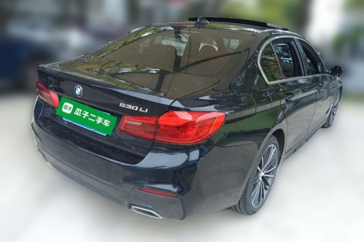 Used BMW 5 Series 2020 530Li Luxury Edition M Sport Package Rear Right 45 Deg