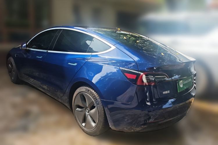 Used Tesla Model 3 2019 Standard Range Rear-Drive Upgraded Version Rear Left 45 Deg