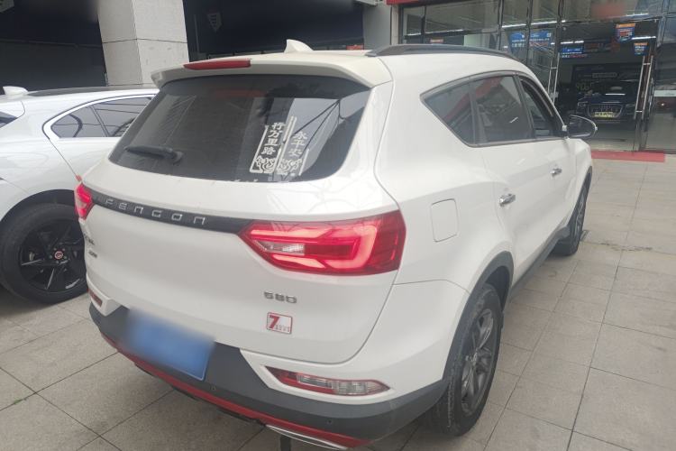 Used Dongfeng Fengon 580 2021 Revised ☆ Star Edition 1.5T Automatic Luxury Version Rear Right 45 Deg